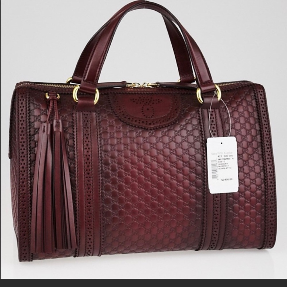 Authentic Gucci Scarlatto Handbag